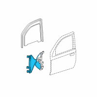 OEM 2004 Buick Rainier Window Motor Diagram - 88980703