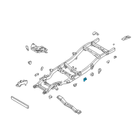 OEM 2000 Nissan Frontier Bracket - Cab Mounting, 3RD Diagram - 95132-3S630