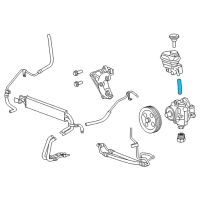 OEM 2012 Cadillac CTS Reservoir Hose Diagram - 15224351