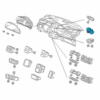 OEM 2014 Honda Odyssey Switch Assembly Diagram - 35881-TK8-A01