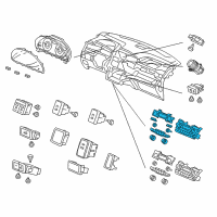 OEM 2015 Honda Odyssey Cont *NH365L* Diagram - 79600-TK8-A43ZB
