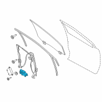 OEM Ford Edge Window Motor Diagram - FT4Z-7823395-A