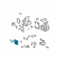 OEM 1999 Honda Odyssey Core, Heater Diagram - 79110-S0X-A51