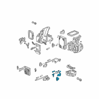 OEM 1999 Honda Odyssey Valve Assembly, Expansion Diagram - 80221-S0X-A51