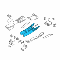 OEM Kia Stinger Console Assembly-Floor Diagram - 84610J5000CFJ