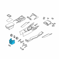 OEM Kia Stinger Cover-Console End Diagram - 84641J5000WK