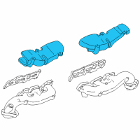 OEM Ford Freestyle Heat Shield Diagram - 5F9Z-9A462-AA