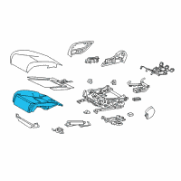 OEM 2018 Lexus LS500h Pad, Front Seat Cushion Diagram - 71511-50250