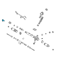 OEM 2000 Lexus ES300 End Sub-Assembly, Tie Rod Diagram - 45046-29255