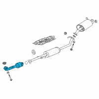 OEM 2014 Honda CR-V Converter Complete Diagram - 18150-R5A-000