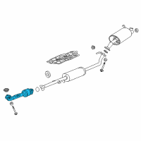 OEM 2013 Honda CR-V Converter Complete Diagram - 18150-R5A-000