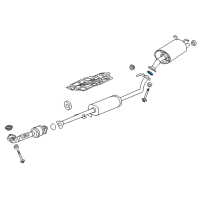 OEM Honda CR-V Gasket, Exhuast Flexible Diagram - 18229-SMA-003