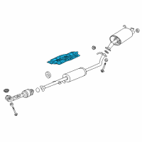 OEM 2015 Honda CR-V Plate A, Floor Ht/Ba Diagram - 74601-T0A-A00