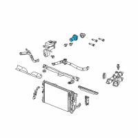 OEM Dodge Caliber Housing-THERMOSTAT Diagram - 4884855AC