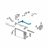 OEM 2008 Dodge Caliber Hose-Radiator Inlet Diagram - 5181032AD