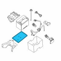 OEM 2019 Nissan Maxima Tray-Battery Diagram - 24428-9DJ0A