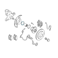 OEM Infiniti J30 Ring-Snap Diagram - 40214-21B00