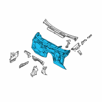 OEM 2009 BMW X3 Splash Wall Diagram - 41-00-3-449-714