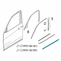 OEM 2017 BMW X3 Protective Strip, Door, Front Left Diagram - 51-13-8-052-081