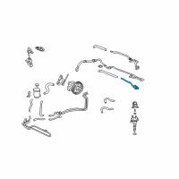 OEM 1999 Acura TL Pipe A, Return (10MM) Diagram - 53720-S0K-A02