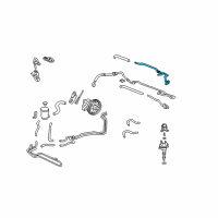 OEM 1999 Acura TL Pipe A, Sensor Return Diagram - 53703-S0K-A02