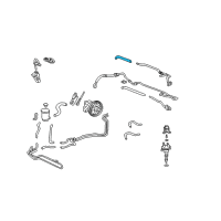 OEM Acura TL Tube A, Speed Sensor Return Diagram - 53727-S0K-A00