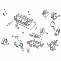 OEM 2010 Honda Accord Switch Assembly, Valve Timing Oil Pressure Diagram - 37250-PR3-003