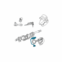 OEM Toyota Sensor Diagram - 89245-34010