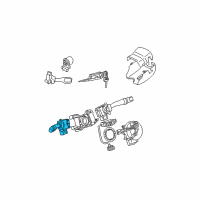OEM Toyota Headlamp Switch Diagram - 84140-35150