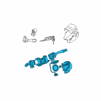 OEM Toyota Combo Switch Diagram - 84310-35A90