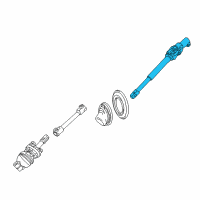 OEM 2017 Cadillac CTS Upper Shaft Diagram - 23383540