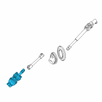 OEM Cadillac CTS Lower Shaft Diagram - 84246537