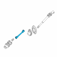 OEM 2017 Cadillac CTS Intermed Shaft Diagram - 20903238