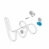 OEM 1997 Chevrolet Corvette Tensioner Diagram - 12560345