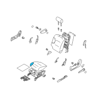 OEM 2011 Nissan Cube Pad Assy-Cushion, Front Seat Diagram - 87361-1FH0A