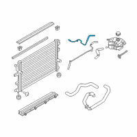 OEM 2020 Lincoln Continental Overflow Hose Diagram - GD9Z-8075-A