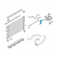 OEM Lincoln MKZ Reservoir Hose Diagram - DP5Z-8C289-A