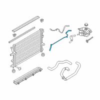 OEM 2018 Lincoln Continental Inlet Hose Diagram - GD9Z-8063-B