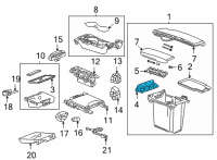OEM 2022 Buick Envision Latch Diagram - 84951106
