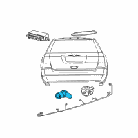 OEM 2006 Dodge Caravan Sensor-Park Assist Diagram - 1BG52RXFAA