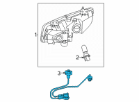 OEM HARNESS-SUB, FRONT FOG LAMP Diagram - 24070-9BU0A