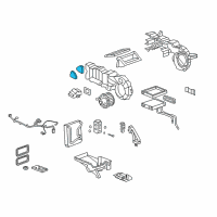 OEM 2008 Hummer H2 Actuator Diagram - 19130388