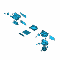 OEM Kia Forte5 Blower Unit Diagram - 97100A7000