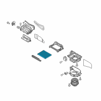 OEM 2016 Kia Forte5 Cabin Air Filter Diagram - A7F79AQ000