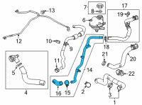 OEM 2021 Buick Encore GX Outlet Pipe Diagram - 12701215
