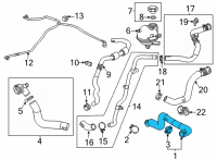 OEM 2020 Buick Encore GX Upper Hose Diagram - 42732056