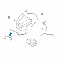 OEM 2012 BMW X6 Lock, Upper Section, Left Diagram - 51-23-7-164-801