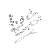 OEM 2004 Nissan Maxima Insulator-Exhaust Mounting Diagram - 20621-8J000