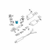OEM 2007 Nissan Quest Lower Shelter Diagram - 20853-7Y000