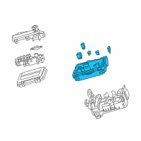 OEM 2015 Cadillac ATS Fuse & Relay Box Diagram - 23278412